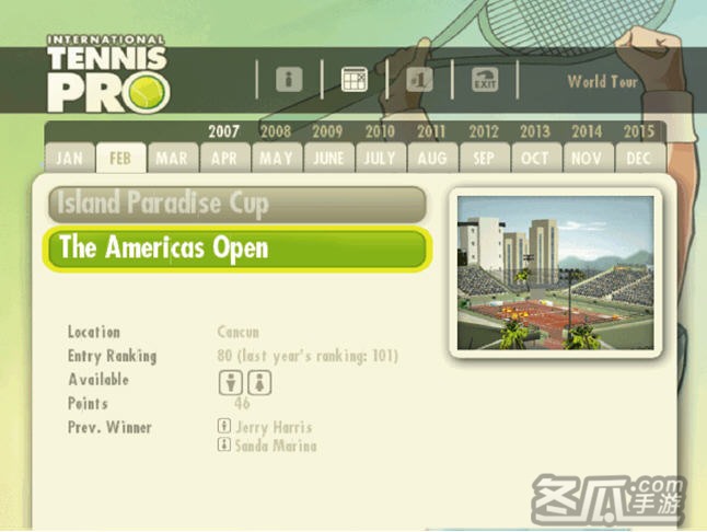 国际职业网球赛(International Tennis Pro)硬盘版2