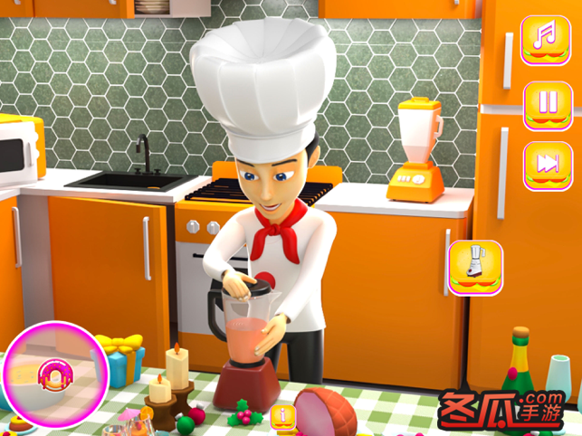 我有趣的厨师烹饪游戏 3D