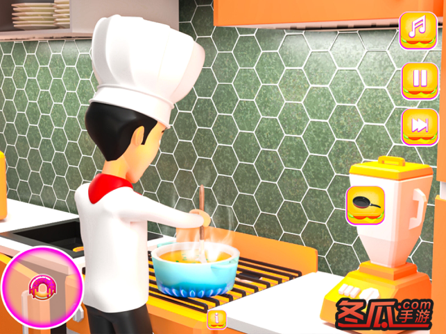 我有趣的厨师烹饪游戏 3D
